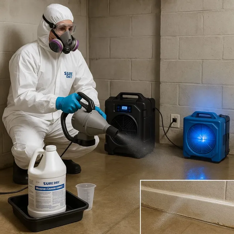 Sanitization and Odor Removal process in Ingram, TX