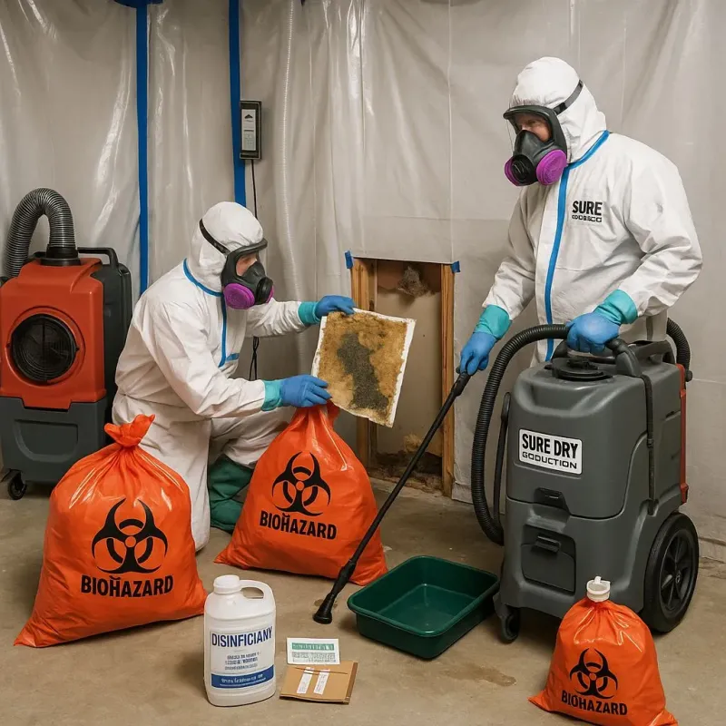 Contaminated Water Handling Protocols process in Ingram, TX